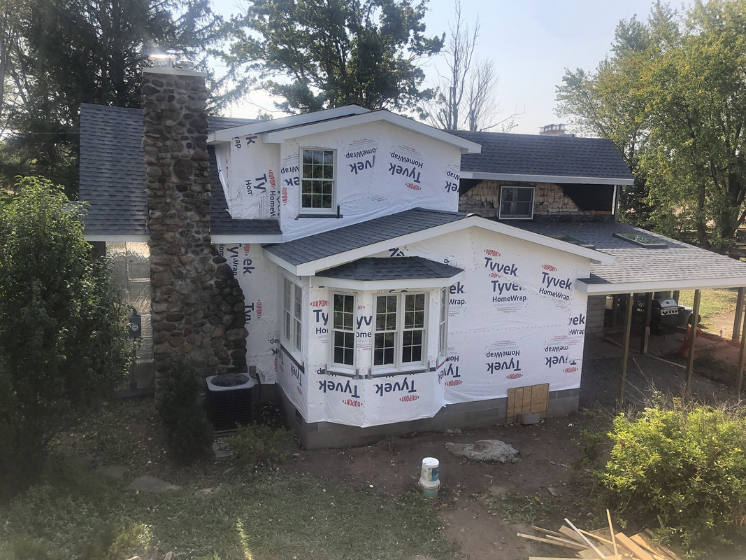 House with addition